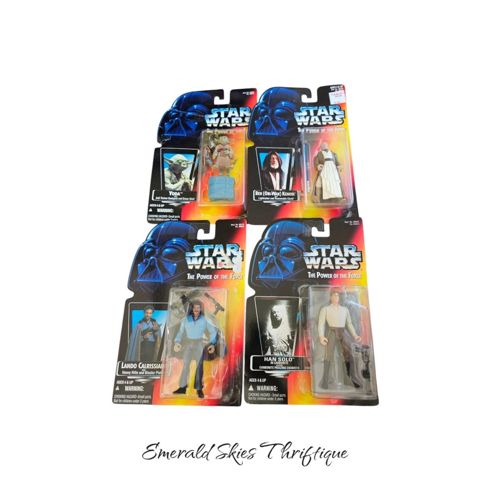 Vintage Kenner Star Wars Power Of The Force Figure Lot New
